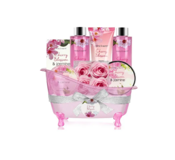 Cherry Blossom and Jasmine Home Spa Gift Set