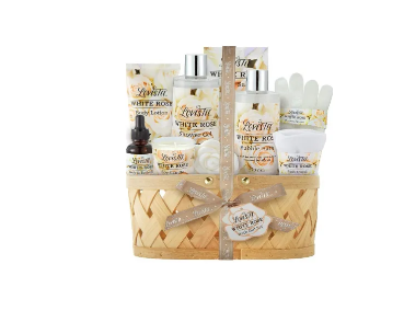White Rose Bath Gift Set